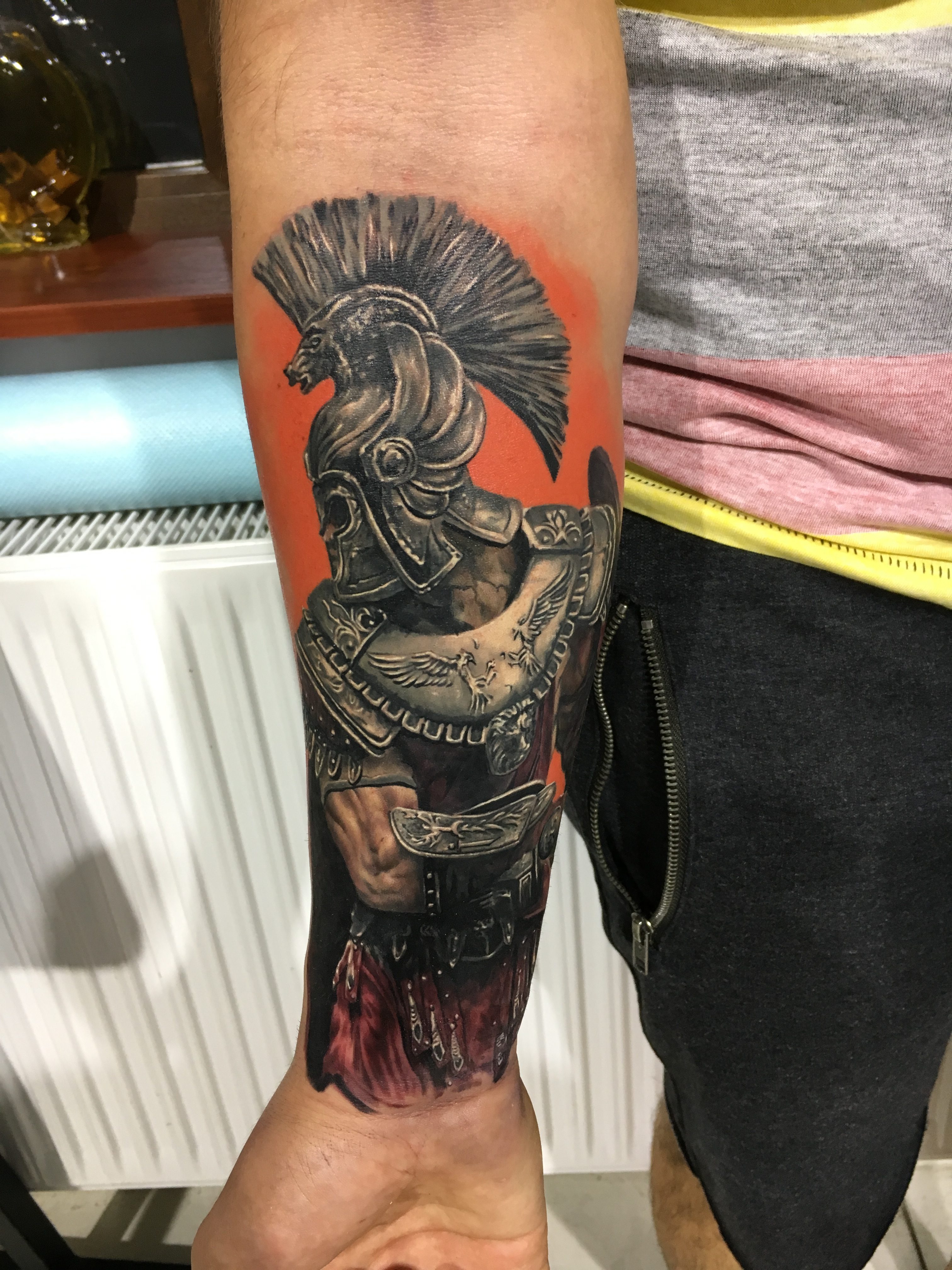 Roman soldier tattoo zaed
