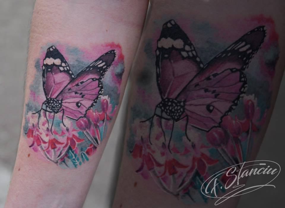 Butterfly Tattoo Florin Stanciu
