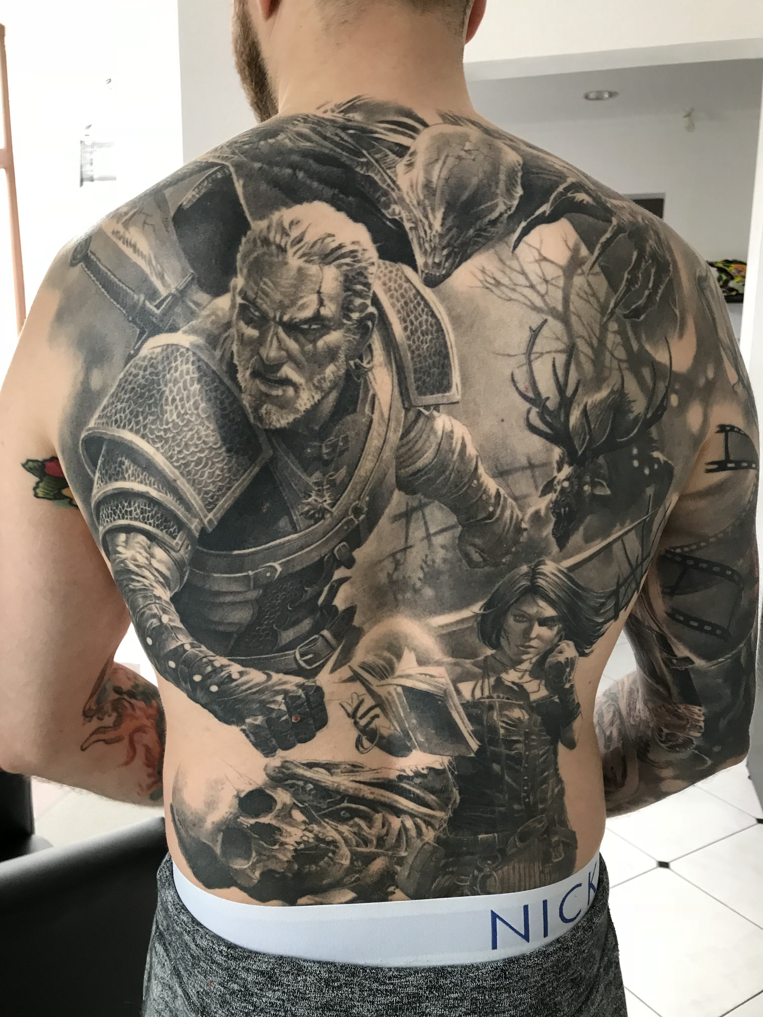 The Witcher Tattoo John Maxx